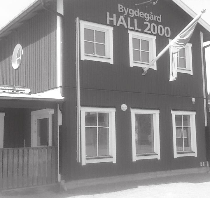 Hall 2000 kör med flaggan i topp I slutet av 1900-talet samlades drivkraften i bygden för att lösa frågan om en riktig idrottshall för Rasbobygden och i början av 2000-talet fanns resultatet på