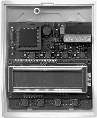 Bredd Höjd Djup 90 mm 110 mm 3 mm Styrpanelens elektronikkort 1 = orange 1 = + = vit 1 = } ca 1 VDC 3 = orange = A 4 = vit = B 5 = metall = signaljord Montering av fuktighetsgivare samt kablage