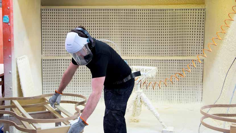 Processventilation vid lackering Det finns flera olika sorters lackeringsprocesser, bland annat våtlackering och pulverlackering.