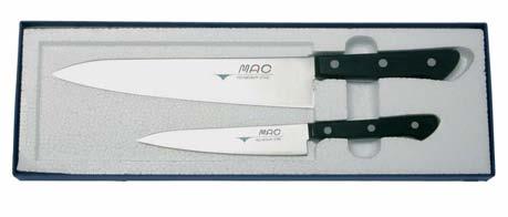 Mac Presentförpackning 2 knivar Detta presentset består av en universalkniv (21,5 cm) och en grönsakskniv (13,5 cm).