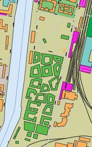 Tullkammarkajen som tidigare nämnt fortfarande är i planeringsstadiet. För att konstruera denna bakgrundskarta har AutoCAD använts.