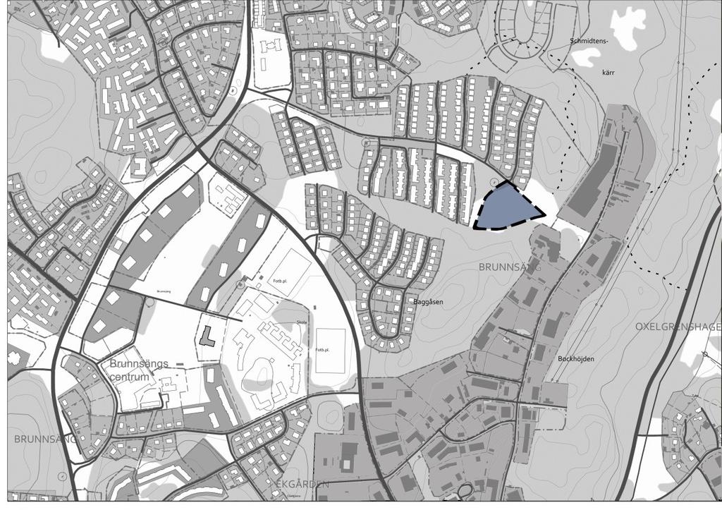 Platsen har tidigare används som rugbyplan men är numera en spontanidrottsplats. I närområdet finns bland annat bostadsbebyggelse.