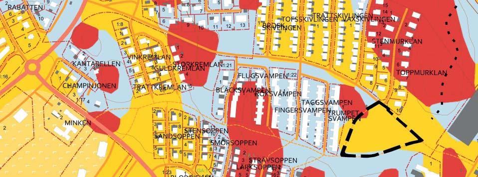 Markbeskaffenhet Geotekniska förhållanden och jordarter Planområdet består till större delen av lera. Geoteknisk utredning är utförd i planområdet.