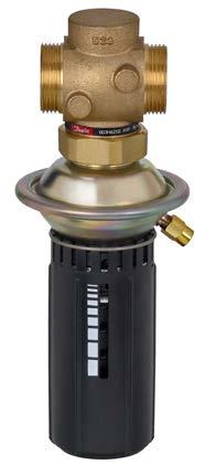 Differenstrycksregulator AVP Självverkande differenstrycksregulatorer som stänger vid stigande diffrenstryck. Primär användning i värme- och fjärrvärmesystem. För montering i returledning.