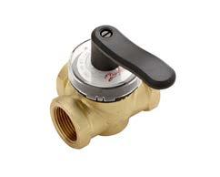 Vridventiler för värmereglering HRB Vridventiler som används tillsammans med Danfoss ventilmotorer AMB 162 och AMB 182.