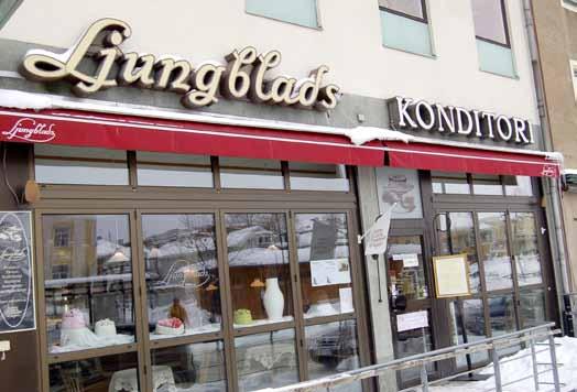 Visionen är att Ljungblads ska bli rankade som ett av Sveriges 10 bästa konditorier. dekor, vilket gör att de märks och lockar kunder.