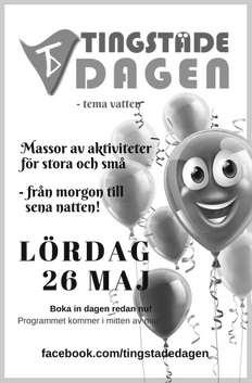 Hej hembygdsvänner och sockenbor! Då hembygdsföreningen för tillfället inte har någon ordförande så lägger vi här ut texten om den kommande aktiviteten Tingstädedagen 26/5 från kl. 10!