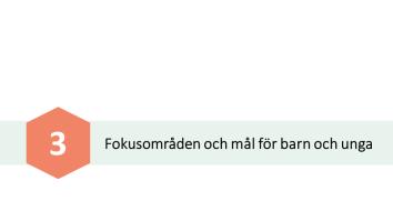 Data för målen är presenterade översiktligt, först på region-/delregionnivå, därefter på kommunnivå beroende på detaljeringsgraden