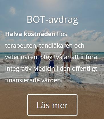 RÄDDA VÅRDEN ETT TVÅSTEGSPROJEKT. 1. Vi vill NU införa ett BOT-avdrag på 50 % (jämför med RUT- och ROT-avdrag) som direkt förbättrar hälsan, som halverar din kostnad hos terapeuter och tandläkare.. 2.