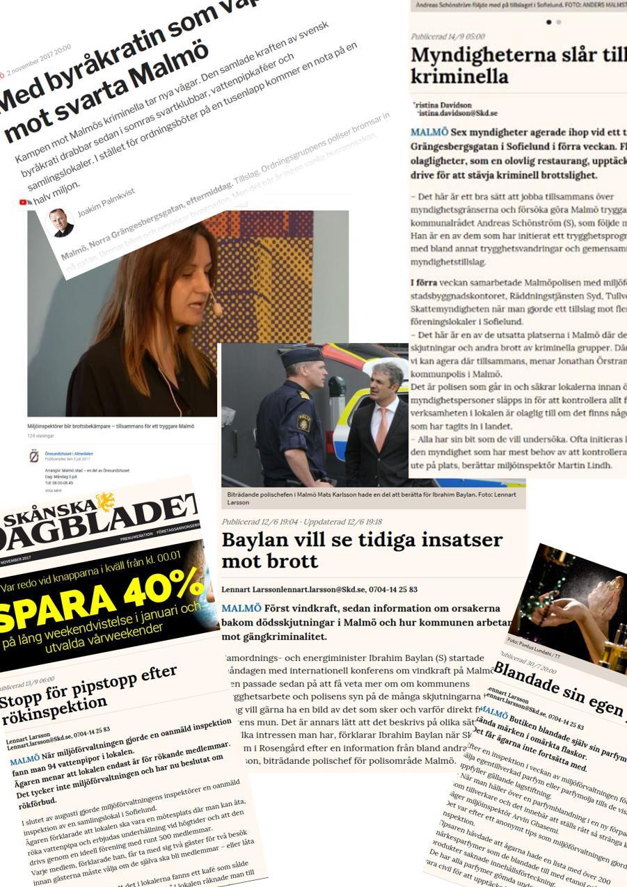 I andra fall räcker det med att myndigheterna dela information.