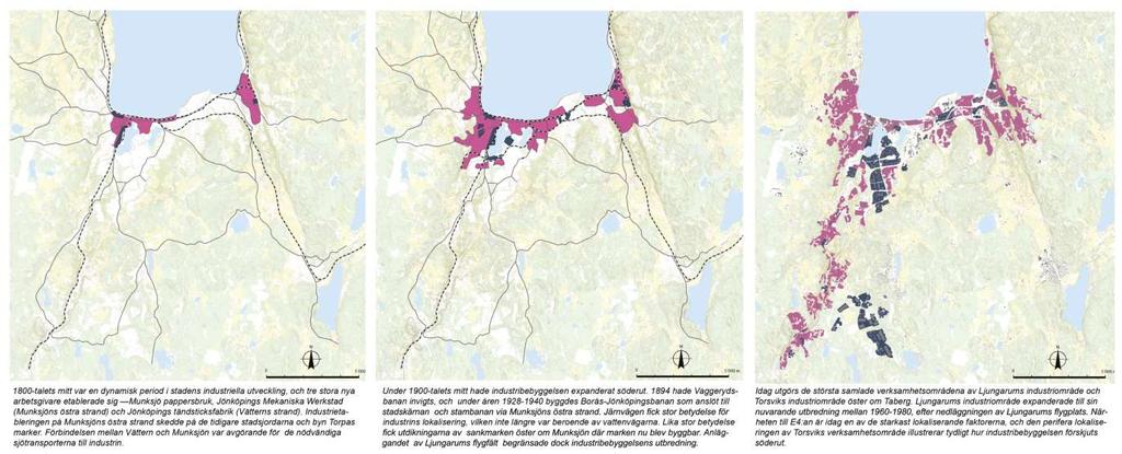 1900-talet har också varit ett expansivt århundrade för de tätorter som idag ingår i Jönköpings kommun.