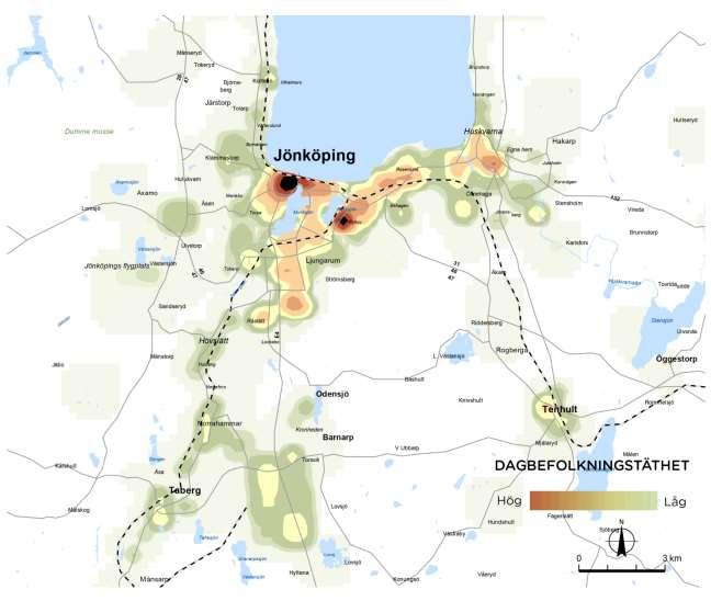4.2.7 Arbetsplatser och sysselsättning I hela Jönköpingsregionen finns cirka 170 000 arbetstillfällen. Cirka 40 % av dessa återfinns i Jönköpings kommun, det vill säga omkring 65 000 stycken.