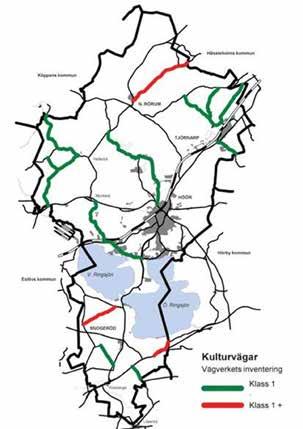 Kulturvägar De skånska vägarna utgör en viktig och integrerad del av kulturlandskapet. Vägverket gjorde 1995-1996 en inventering av det statliga vägnätet och det kulturarv som detta utgör.
