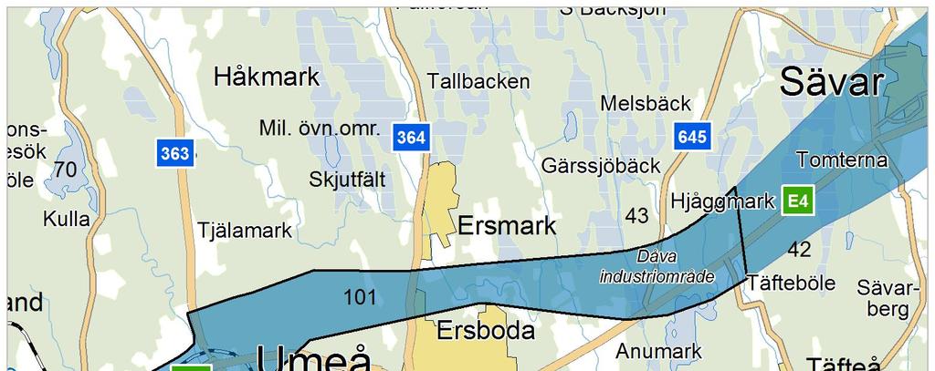 Ekonomiska mål Sträckning av Norrbotniabanan ska utformas så att ändamålet och framtagna projektmål uppfylls till lägsta möjliga kostnad. 3. Avgränsningar och metoder 3.1.