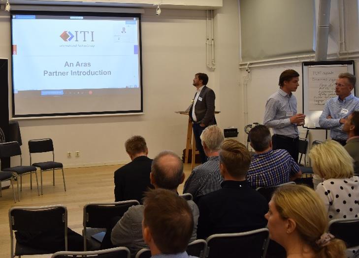 Aras-Creo, an example of a CAD integration - ITI International TechneGroup Uppkopplade från USA, demonstrerade ITI,