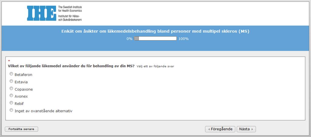 behandlades med något av de angivna läkemedlen exkluderades):