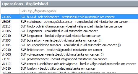 Hälso- och sjukvårdsförvaltningen HSF Rutin 8 (8) Äggstockscancer Mätpunkt: Remissbeslut vid misstanke (VH405) Remitteras till: Gynmottagningen Konsultationsorsak: Gynekologisk konsultation