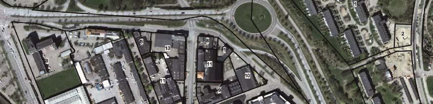 2(7) Dnr 1793/2013 Planområdet utgörs av fastigheten Asien 17 inom kvarteret Asien på Gåsebäcks industriområde.