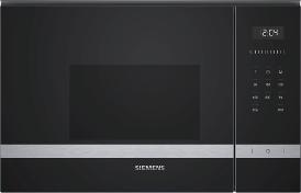 Rostfritt BF 525LMS0 svart/rostfri BF 555LMS0 svart/rostfri Mikrotyp och värmefunktioner Mikrotyp och värmefunktioner Volym: 20 l Volym: 25 l Max. effekt: 800 W; 5 effektlägens: 90 W, 180 W, Max.