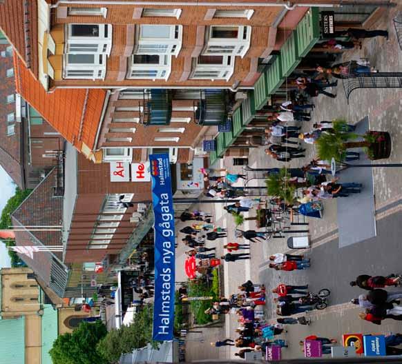 Utbud Mål Halmstads centrum ska ha ett brett utbud av verksamheter från lokala aktörer till större kedjor.