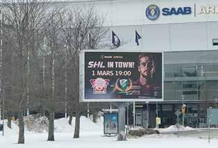 Branded content Ny bar med matchutsikt! NYHET! Exklusivt för ett fåtal partners som bäddas in i budskap med LHC som avsändare, t ex i samband med matcher.