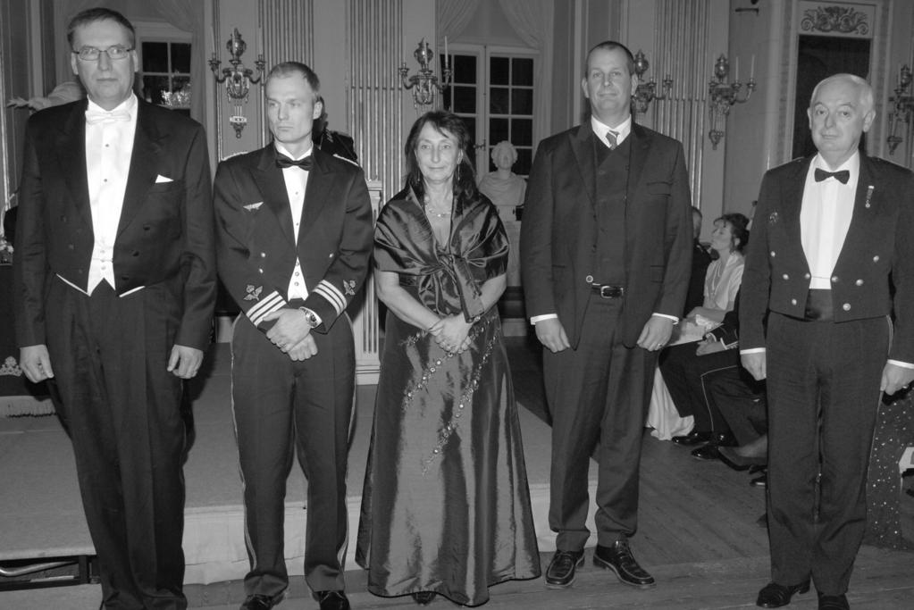Invalda ledamöter fr v Gunnar Holmgren, Magnus Liljegren, Judith Melin, Anders Palmgren, Jean Dufourcq.