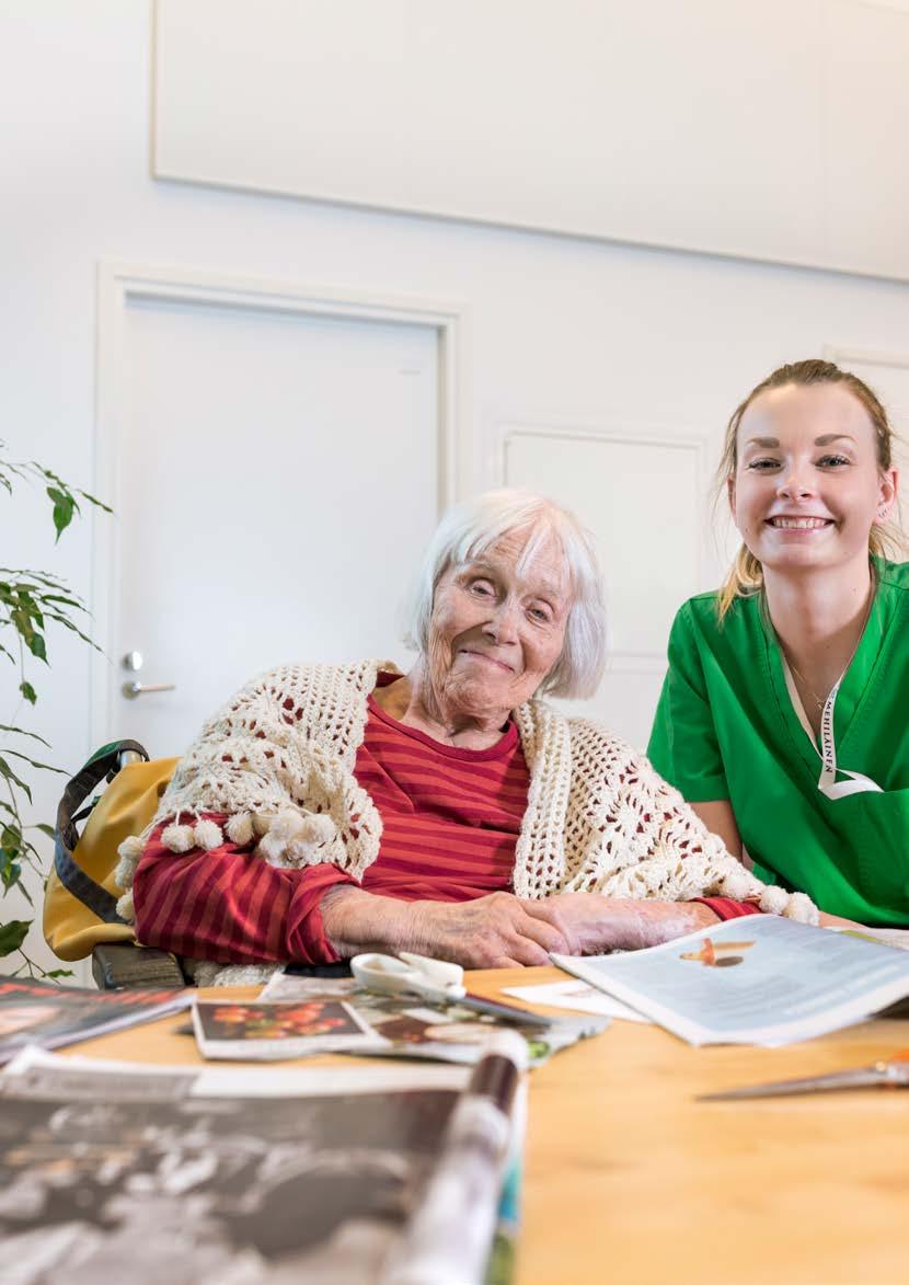 Vi erbjuder boendetjänster för åldringar, personer med funktionsnedsättning och kunder inom psykisk