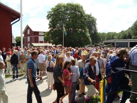 Intresset var mycket stort för ett nytt museum i Tingstäde när Gotlands Försvarsmuseum invigdes 11 juli 2009.