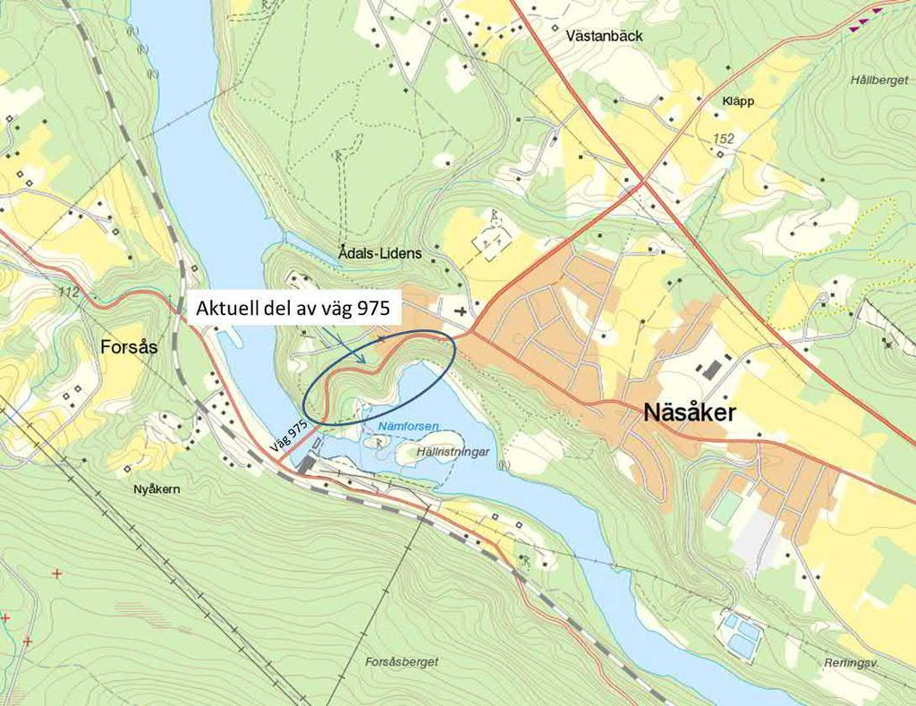 3. Inledning Längs Ångermansälvens norra strand, cirka 15 km nordväst om Sollefteå, ligger Näsåkers samhälle. Samhället ligger på släntkrönet av en 60-80 meter hög och brant slänt ner mot älven.