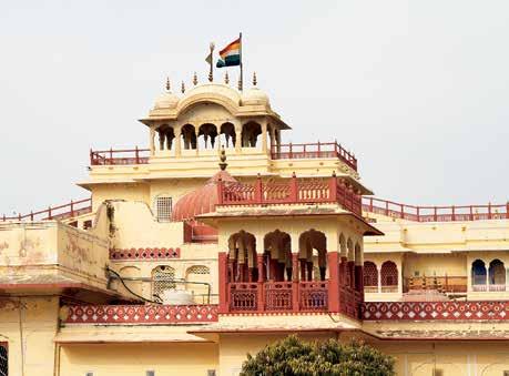 1901. Palatset i Jaipur har varit stormogulernas säte sedan