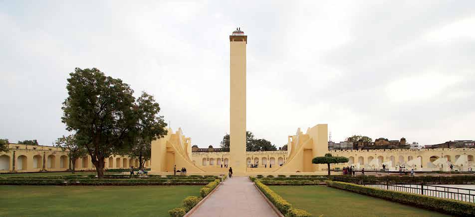 Observatoriet Jantar Mantar stod klart 1734 byggt på uppdrag av stormogulen Jai Singh II.