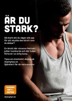 Alla som är medlemmar i en idrottsförening omfattas av Riksidrottsförbundets (RF) stadgar och antidopingreglemente.