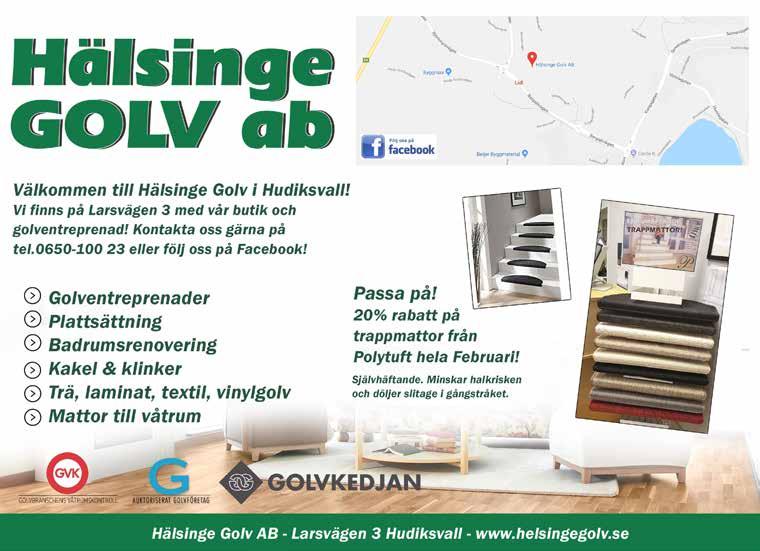 Använd ROT-avdraget Forsavägen 5 820 75 Harmånger 0652-307 81 070-677 55 15 www.harmangersplat.com Gratis!