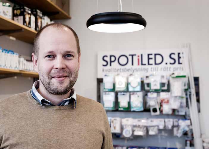 Staffan Sjöblom, SPOTi LED Jag bor med min familj i Trollbäcken, vi är ursprungligen från Åland.