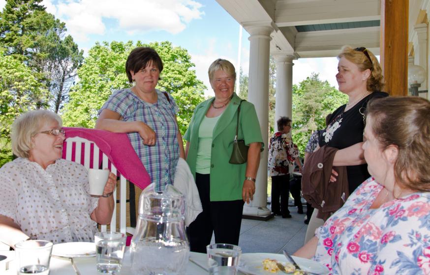 Söndagsbrunch på vårt övernattningsställe Sannäs gård.