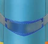 stålband Flexibelt för att passa runda och oregelbundna föremål 135 51 Bandets bredd (mm) förp 10203 19.