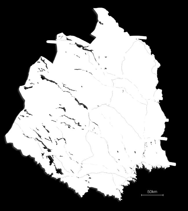 En ökad koncentration, näringsmässigt och befolkningsmässigt, sker till de större städerna och till de större centralorterna.