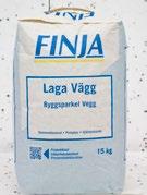 Finja Laga Vägg fungerar som uppfyllnad och justering på underlag av betong,