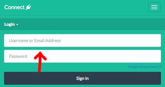 Om du redan har ett konto fyller du e-postadressen och ditt lösenord.