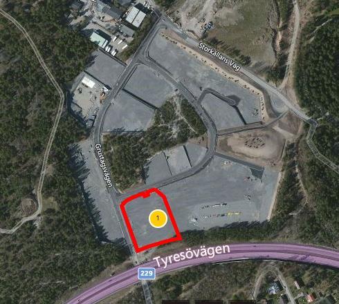 Detaljplanen anger för fastigheten småindustri och kontorsändamål med en högsta tillåten byggnadshöjd om 12 m. Nacka kommun har sålt marken till Prolegro Fastighet AB.