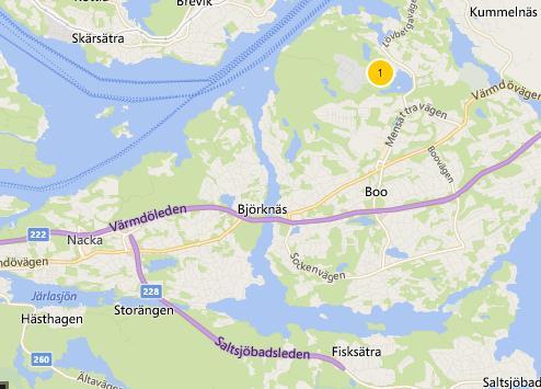 12. Skarpnäs 8:20, Nacka Fastigheten såldes i augusti 2013 till köpeskillingen 2 000 000 kr eller 1 333 kr/m² tomtyta.