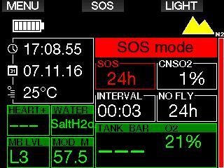 1.4 No-Dive-varning Om G2 känner av en situation med ökad risk (pga.