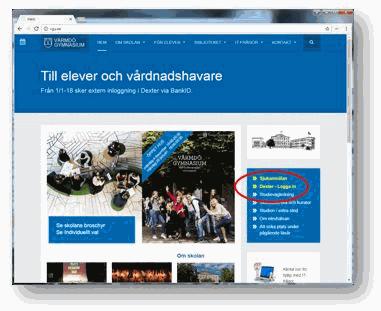 Individuellt val så här väljer du: Databasen för din anmälan Dexteröppnas fredagen 11
