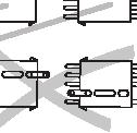 SVENSKA 3.6 Stegvis kabeldragning Placera frigöringsmodul RM02 (73) över spaltlampans krysspår. Fyra magneter används för fixering. OBS!