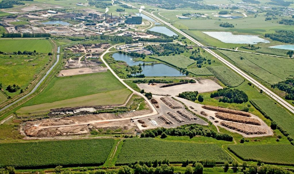 Kallerstad EcoCenter från norr i