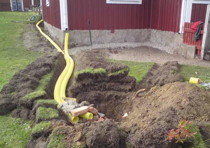 Vart tionde år bör spillvatten- och dagvattenledningar spolas och inspekteras genom till exempel filmning. Blir det fel på någon av serviserna på din tomt är du skyldig att reparera det.