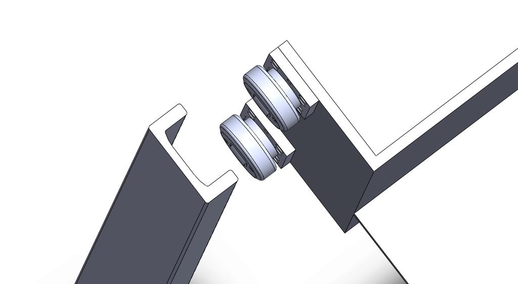 Designparametrar Lasten bestäms ju av applikationen och oftast även masscentrum. Om konstruktören ökar avståndet mellan rullarna så kan en rulle med mindre diameter användas.