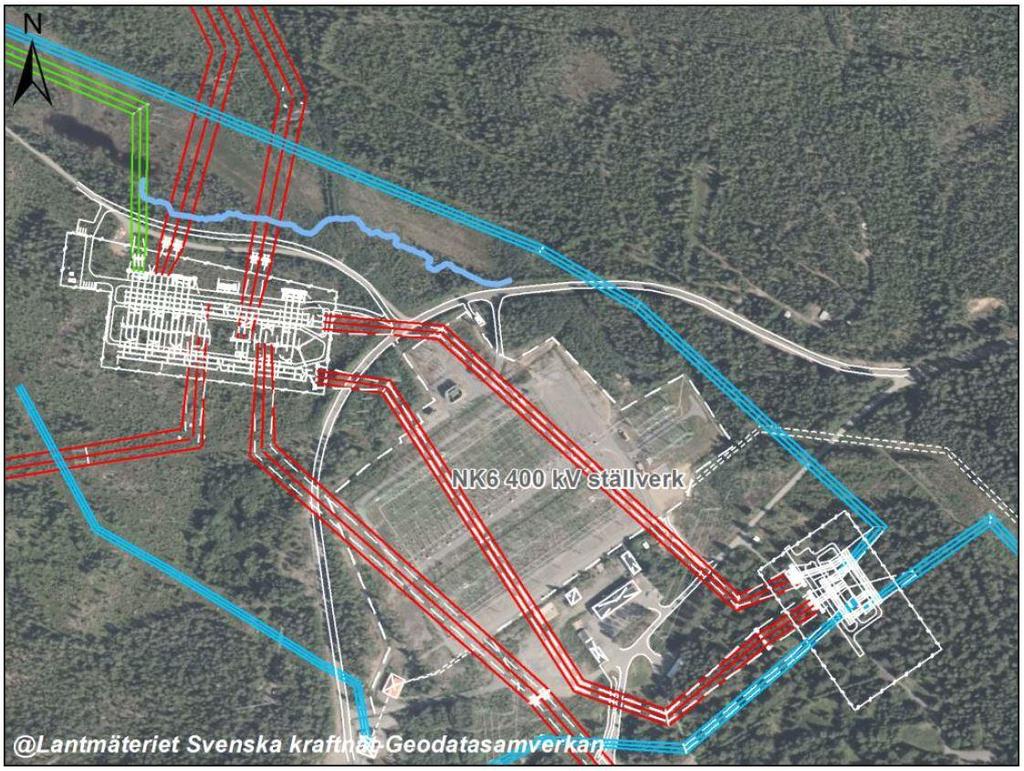 2.2.1 Alternativ A Lokaliseringsalternativ A är beläget i skogsmark i Joranselbergets östra sluttning strax nordväst om den befintliga stamnätsstationen Grundfors, se figur 2.