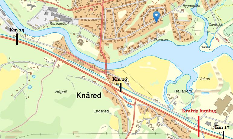 Stationsutveckling Knäred 14 Mötesspår 170/750 m
