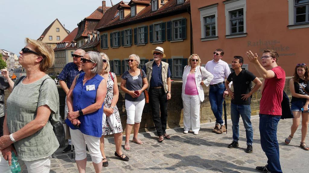 Dag i Bamberg Denna förmiddag var upplagd av utbytets rotaractmedlemmar.